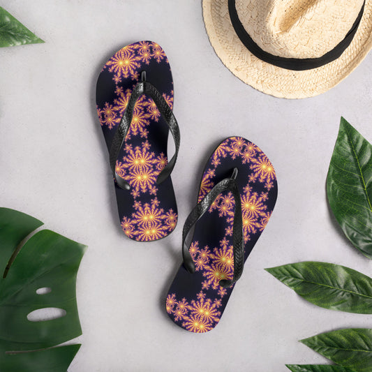 Spiral Art Flip-Flops